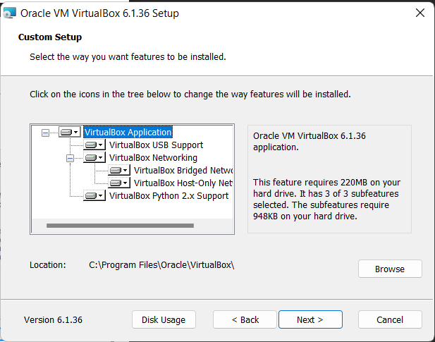 VirtualBox Install 2